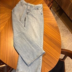 Levi's Light Blue Jeans ribcage wide leg